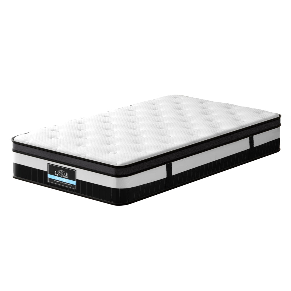 Breeze 30cm Single Mattress Medium-Firm White