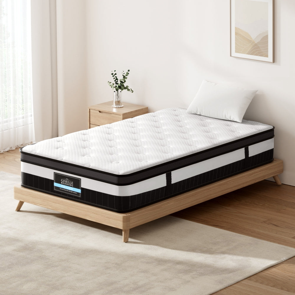 Breeze 30cm Single Mattress Medium-Firm White