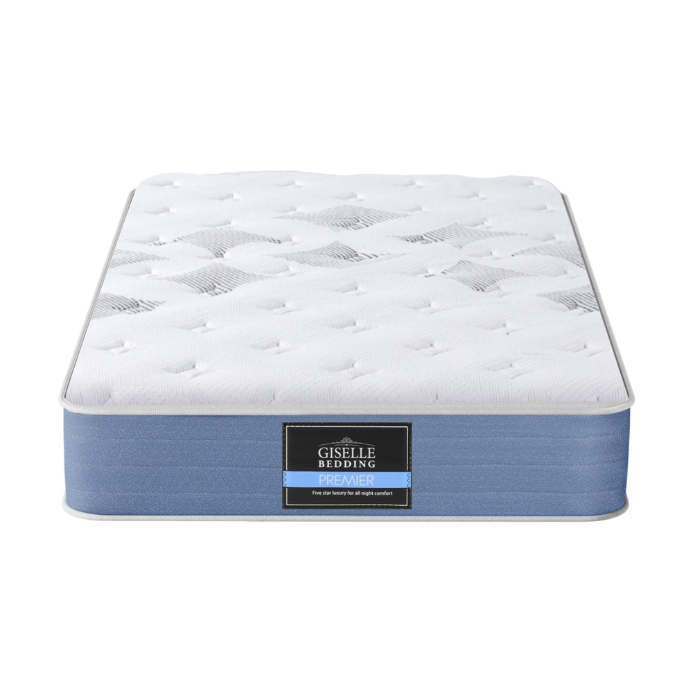 Snow Series 25cm Single Mattress Pocket Spring Medium Firm