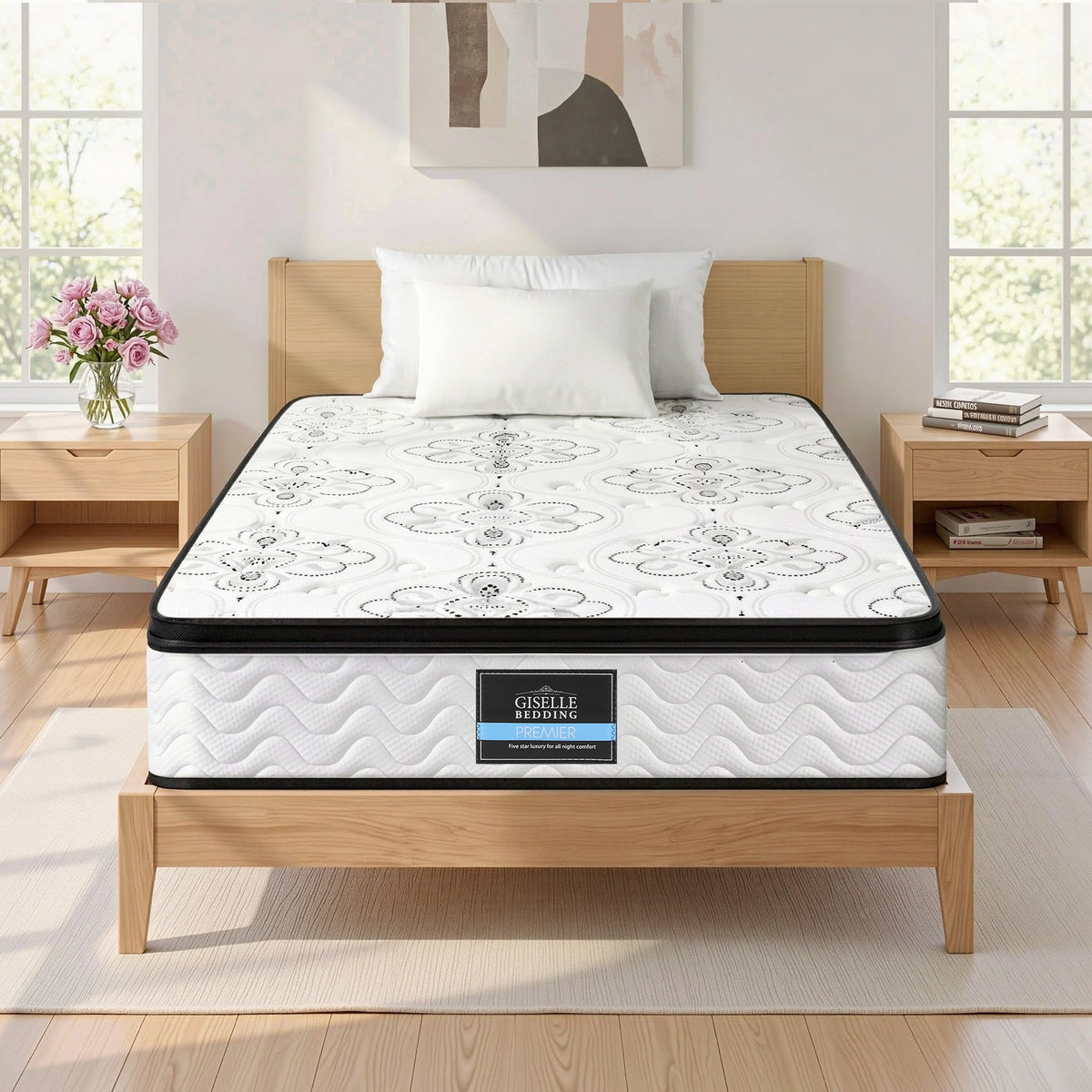 Verve Series Single Mattress 30cm Pocket Spring Euro Top Medium Firm