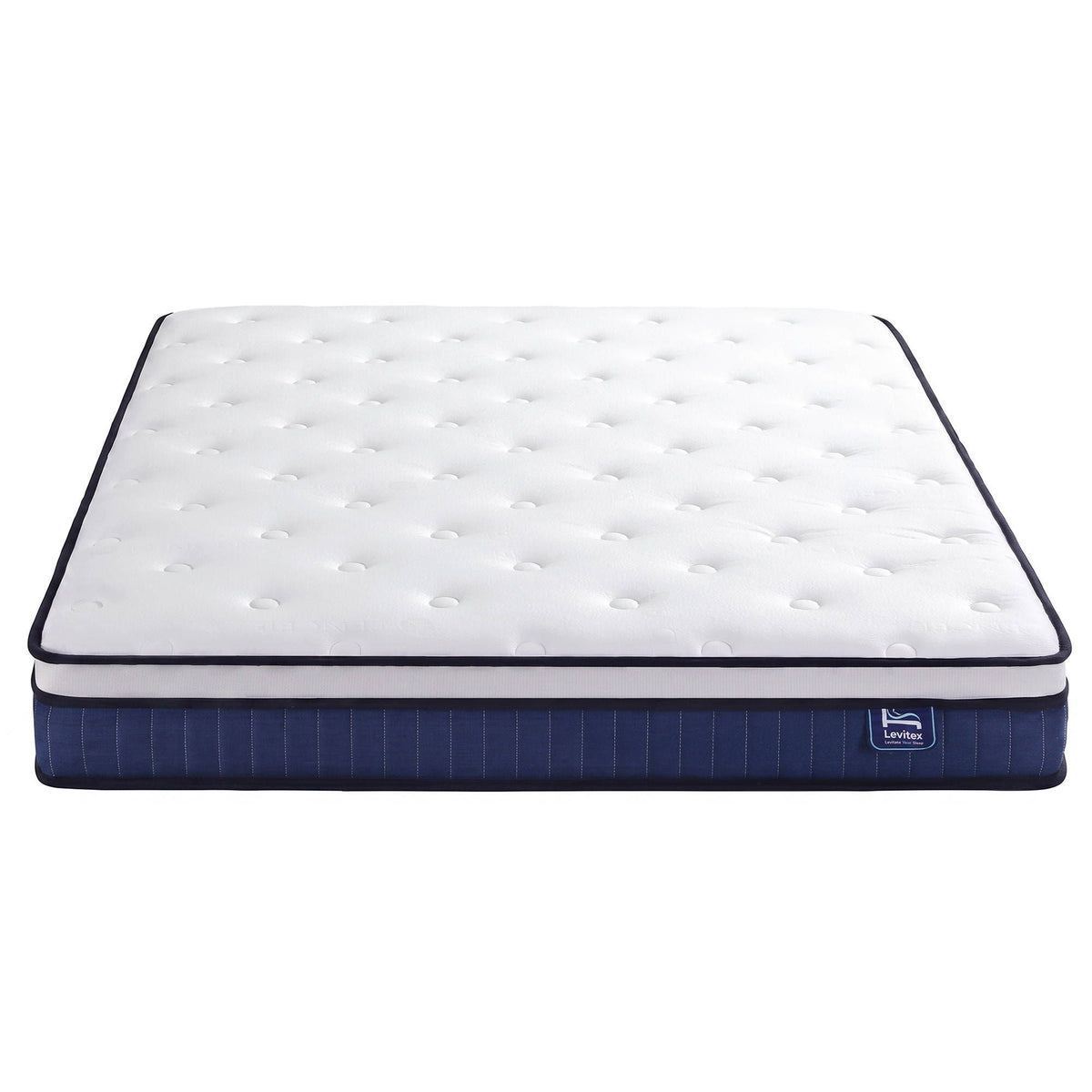 Levitex Double Mattress 23CM With Pocket Spring & Cooling Gel Foam, Medium-Firm Full-Body Support, Mattresses In A Box