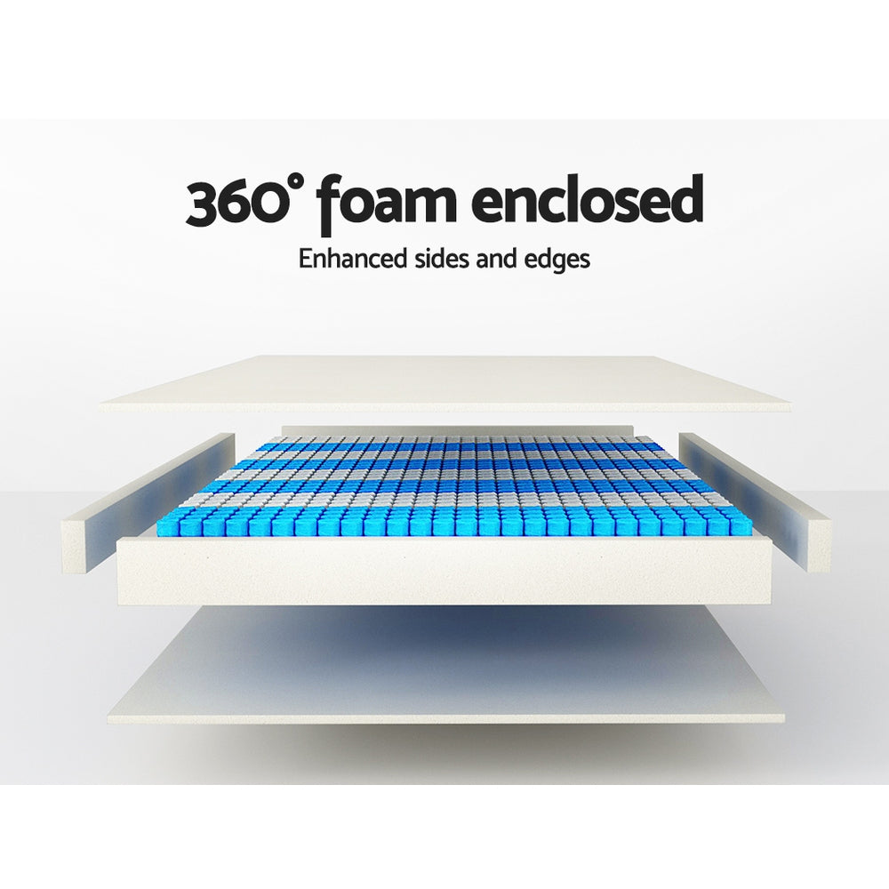 Kristie King Mattress 35cm Bamboo Cover Medium-Firm