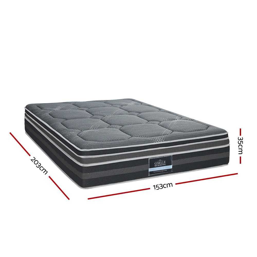 Kristie Queen Mattress 35cm Bamboo Cover Medium-Firm