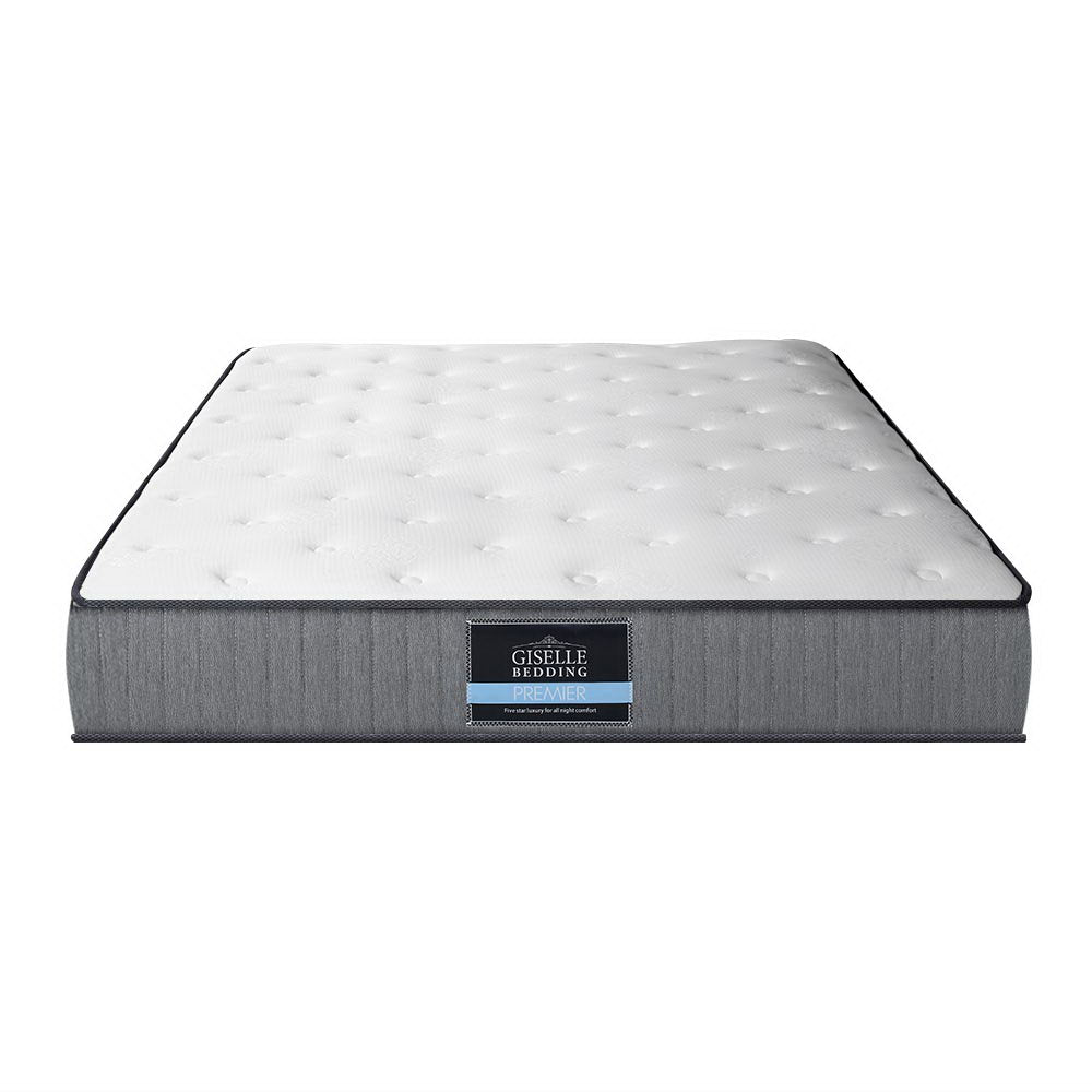 Leera Double Mattress Extra Firm 23cm Grey/White