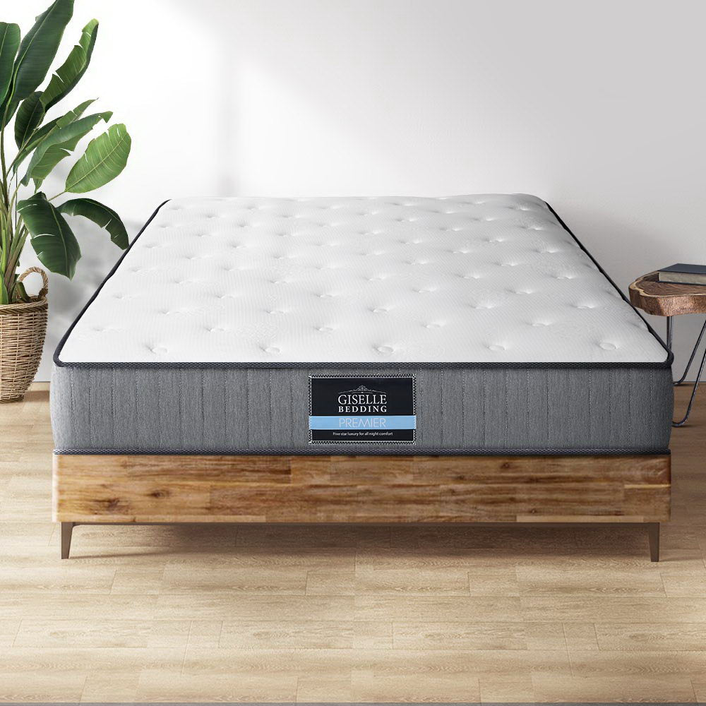 Leera Double Mattress Extra Firm 23cm Grey/White