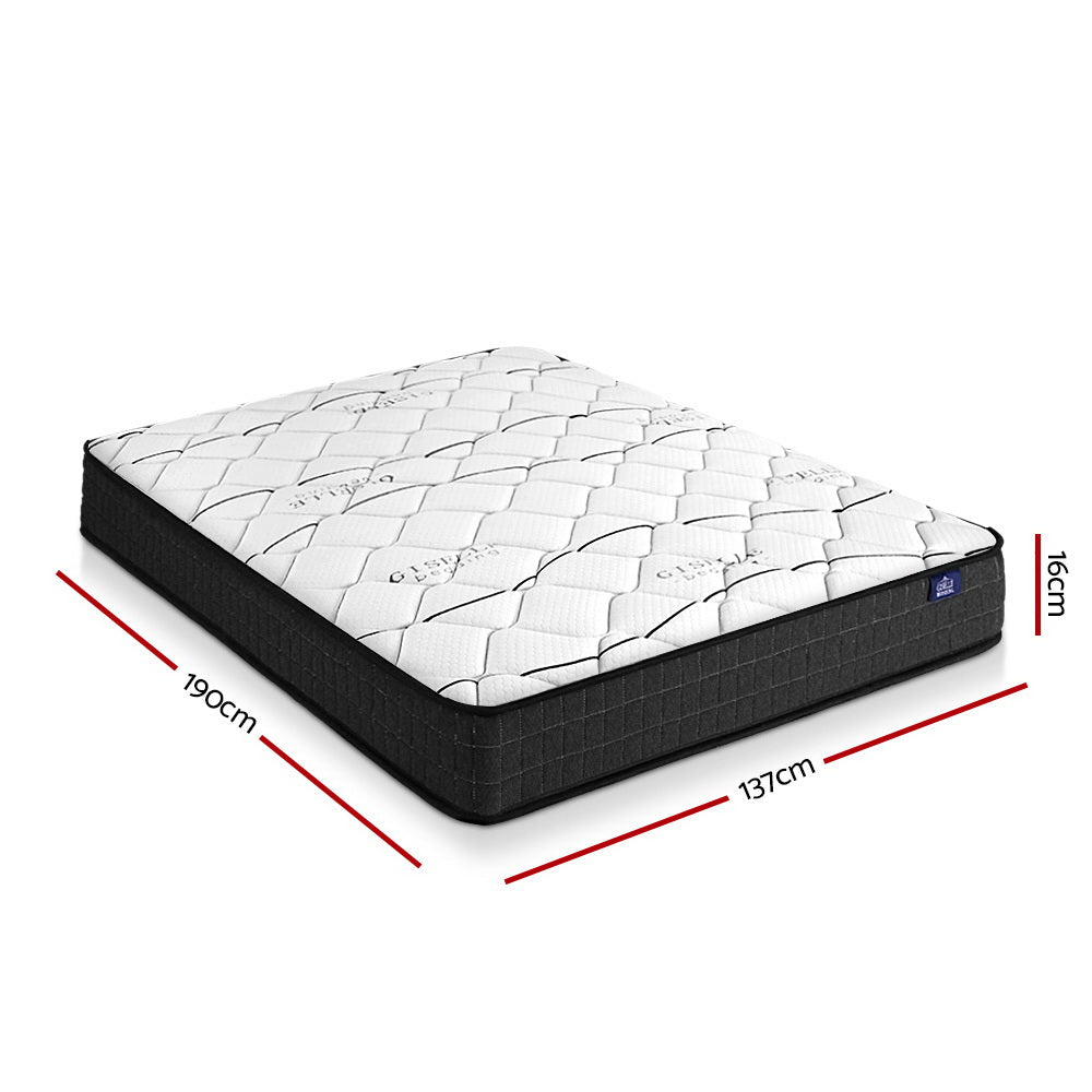 Glay Double Mattress Medium Firm 16cm Bonnell Spring