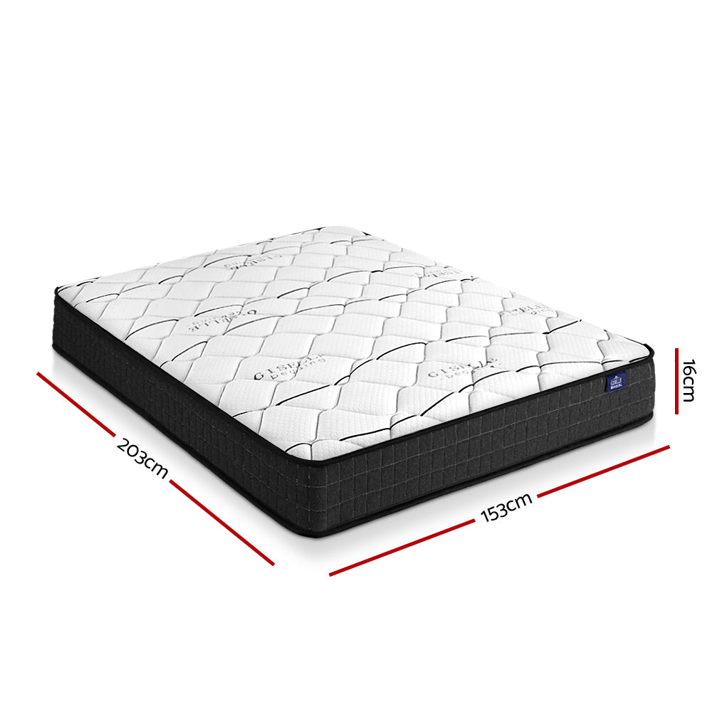 Glay Queen Mattress Medium Firm Bonnell Spring 16cm