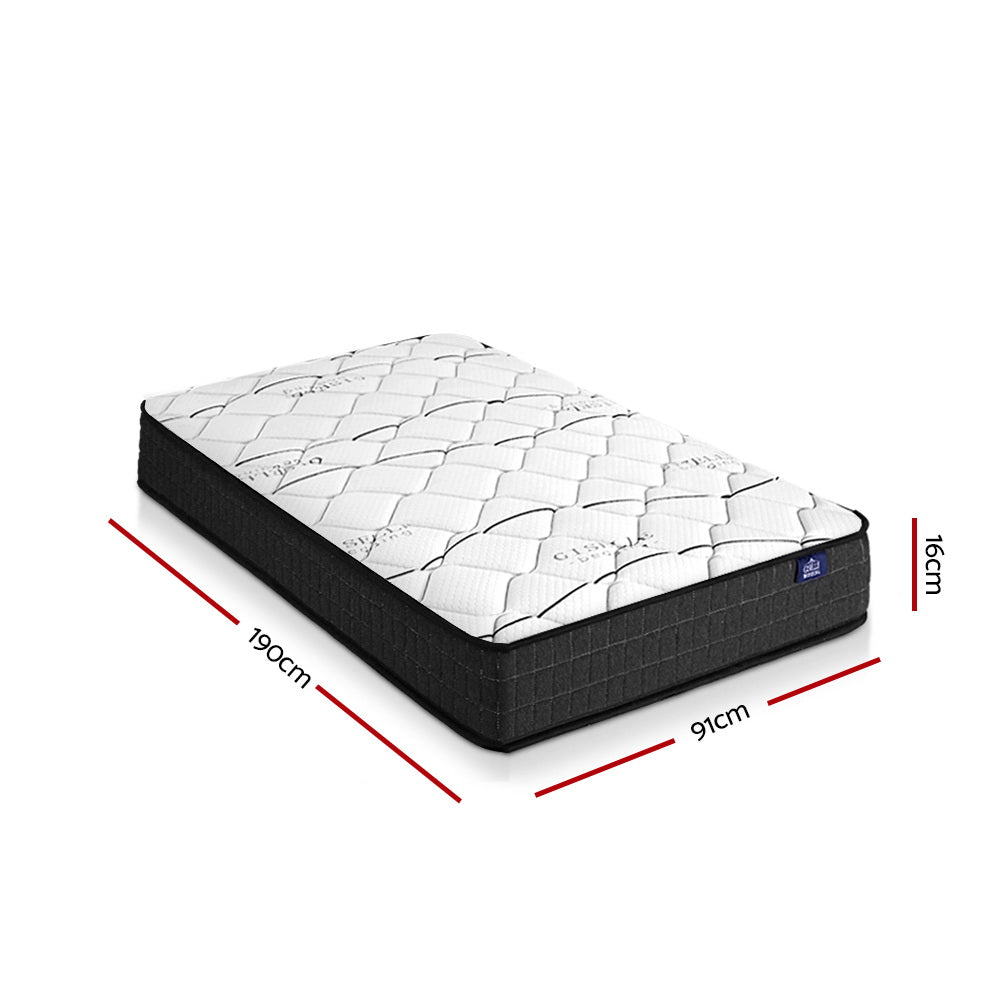 Glay Series Single Mattress Medium Firm 16cm