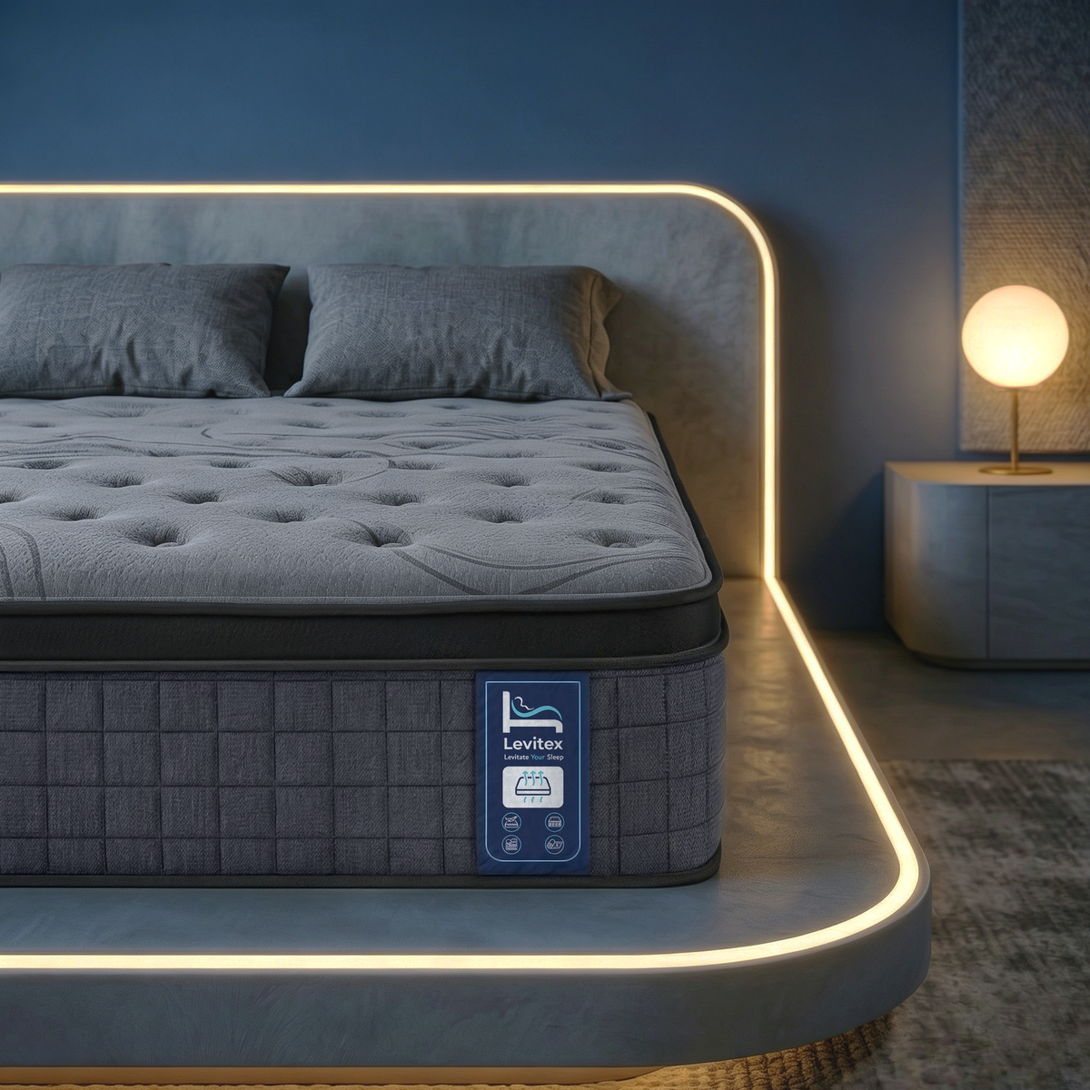 Aether Queen Pocket Spring Mattress 33 cm 8.0 Extra Firm