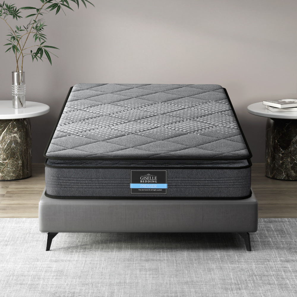 Ella King Single Mattress 18cm Pillow Top Medium Firm