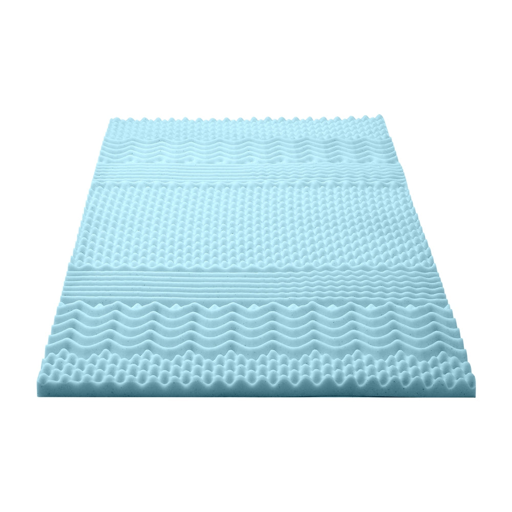 Giselle 5cm King Single Memory Foam Mattress Topper 7-Zone