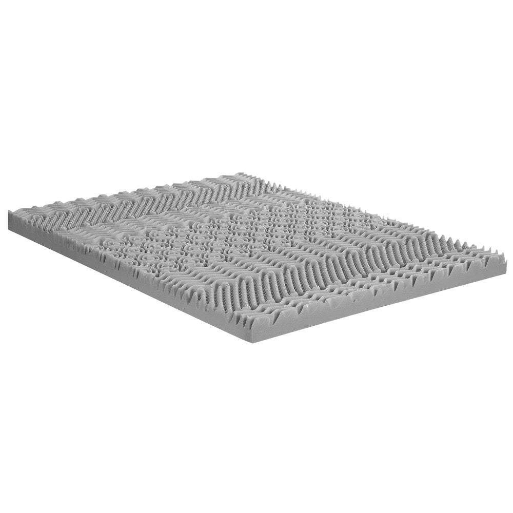 Giselle Bedding 8cm Memory Foam Mattress Topper Graphite Double
