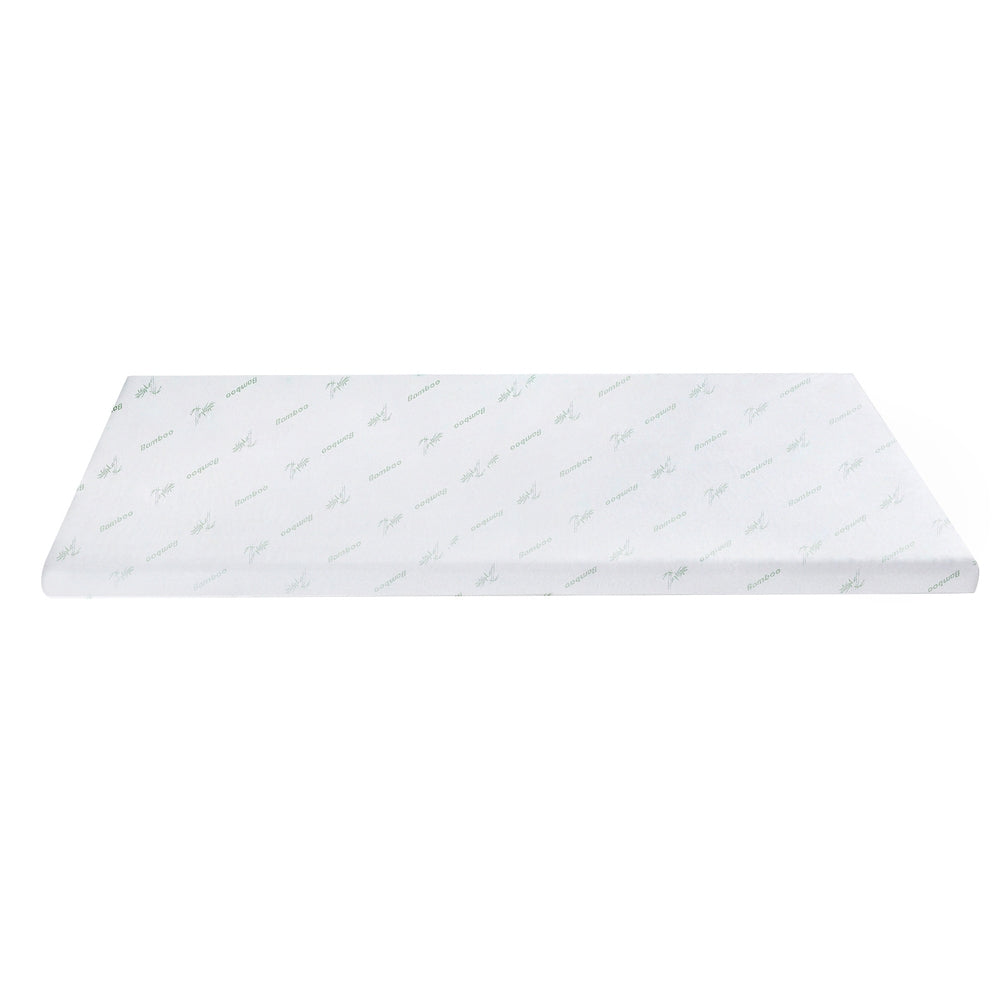 Giselle 8cm Memory Foam Mattress Topper Lavender Infused Bamboo Cover 7-Zone King