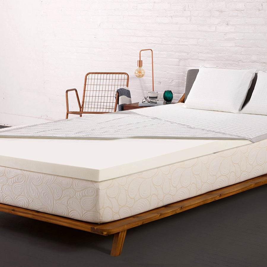 Giselle Single Memory Foam Mattress Topper 8cm
