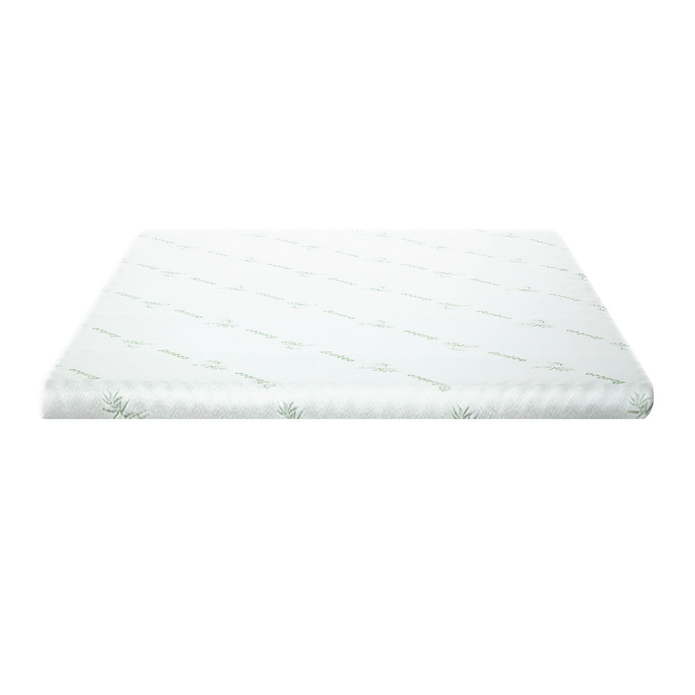 Giselle King Mattress Topper Memory Foam Cool Gel Bamboo 10cm