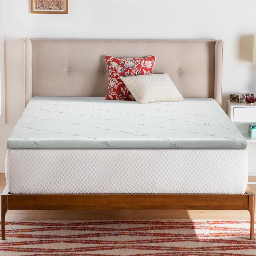 Giselle Queen Memory Foam Mattress Topper Cool Gel 5cm