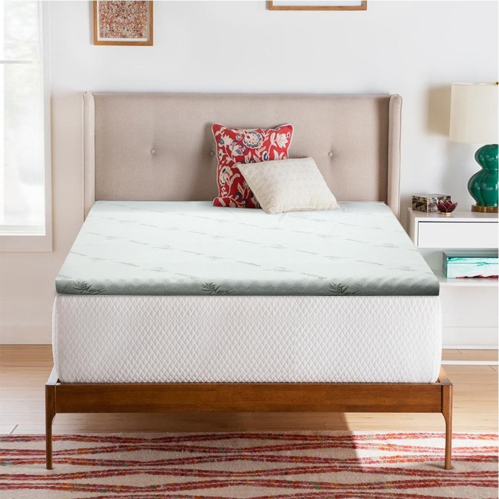 Giselle Single Mattress Topper Memory Foam Cool Gel 5cm
