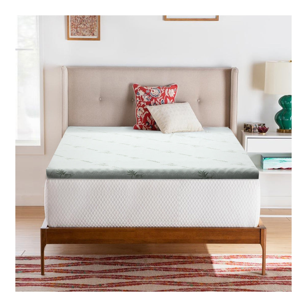 Giselle Single Mattress Topper Memory Foam Cool Gel 8cm