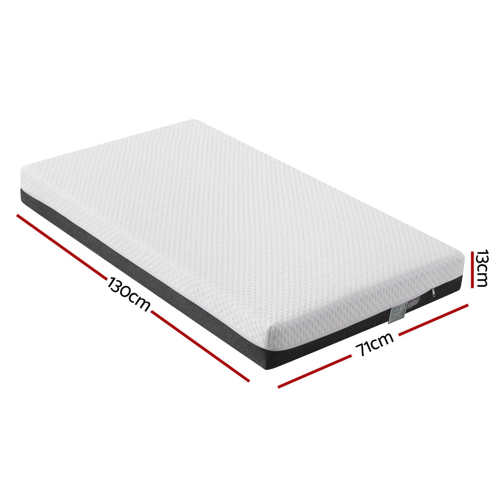Giselle 13cm Baby Cot Mattress Gel Foam Hypo-Allergenic