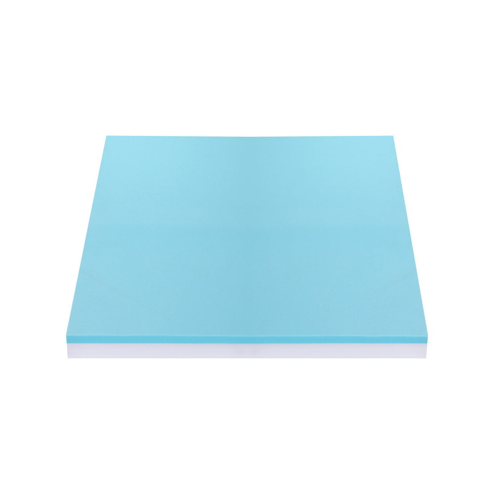 Giselle King Single Memory Foam Mattress Topper 8cm Gel Bamboo