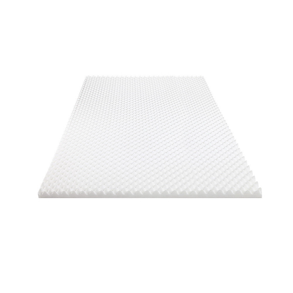 Giselle King Memory Foam Mattress Topper Egg Crate 5cm