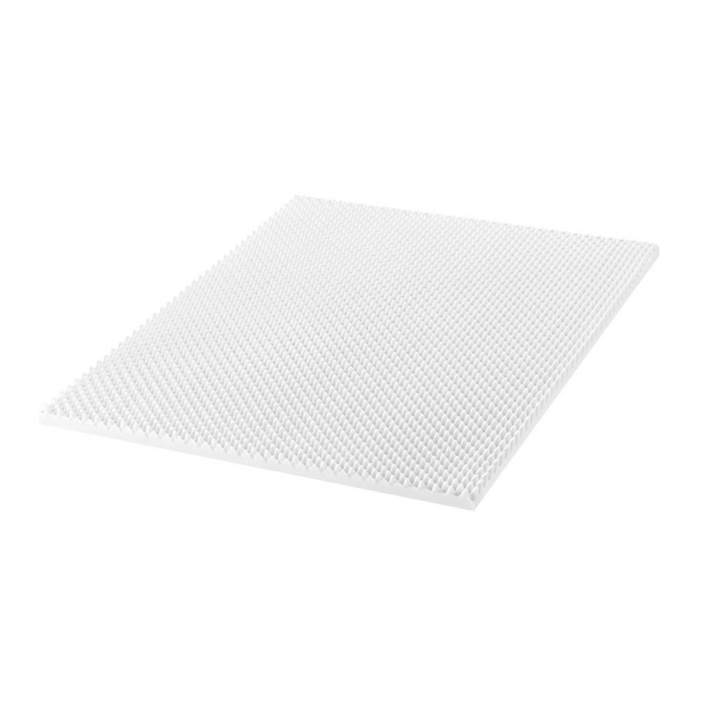 Giselle Bedding Single Mattress Topper Memory Foam Egg Crate 5cm