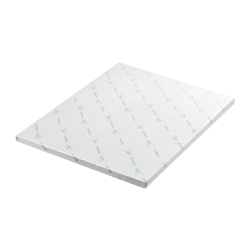 Giselle Double Mattress Topper Memory Foam Cool Gel Ventilated 5cm