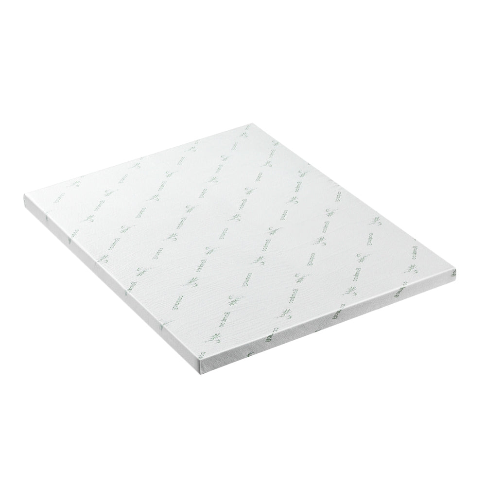 Giselle Queen Mattress Topper Memory Foam Cool Gel Ventilated 8cm