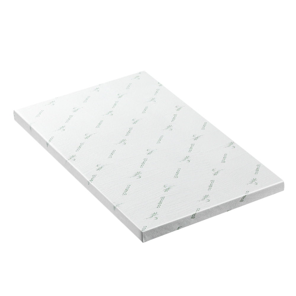 Giselle Single Mattress Topper Memory Foam Cool Gel Ventilated 8cm