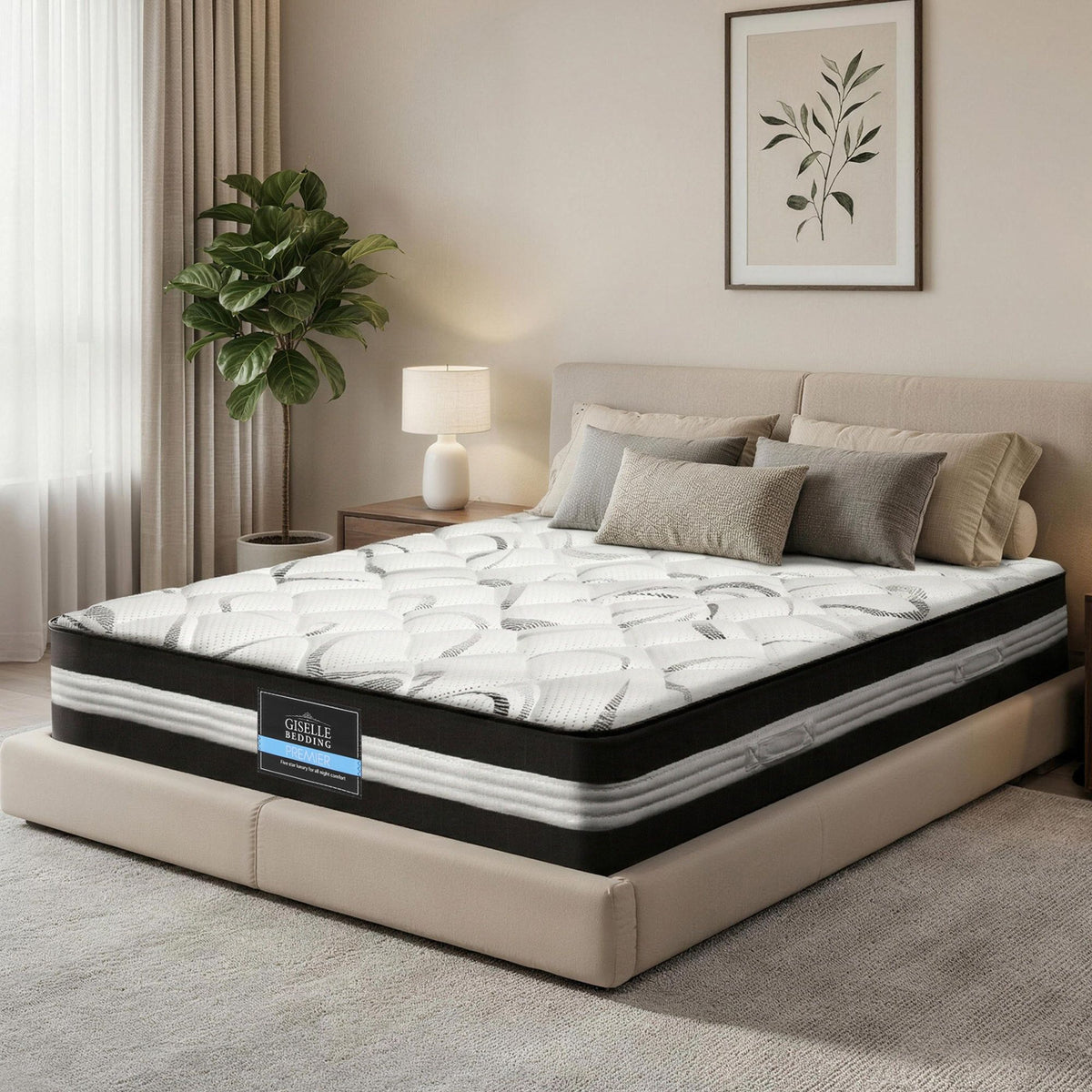 Mykonos Queen 30cm Medium-Firm Pocket Spring Mattress