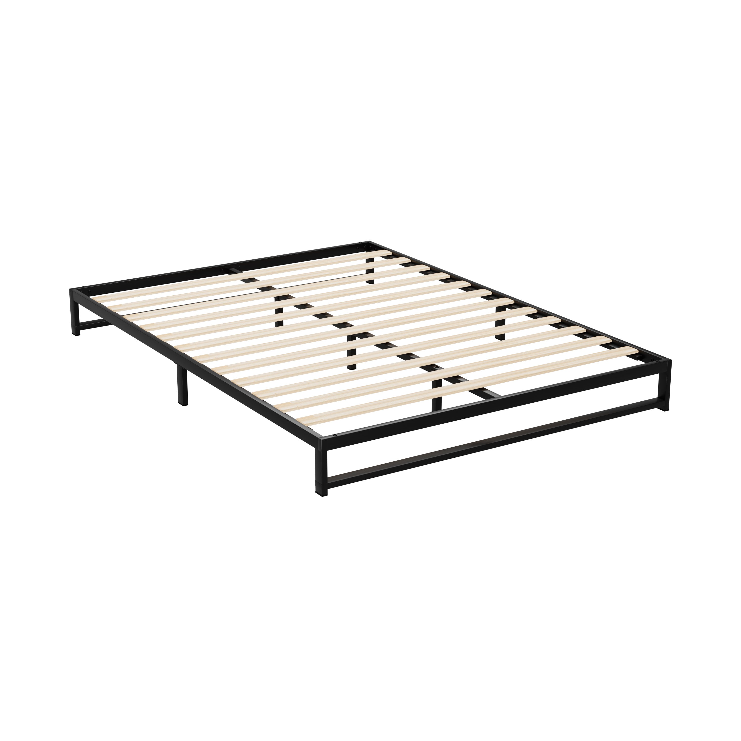 Beru Double Metal Bed Frame Black