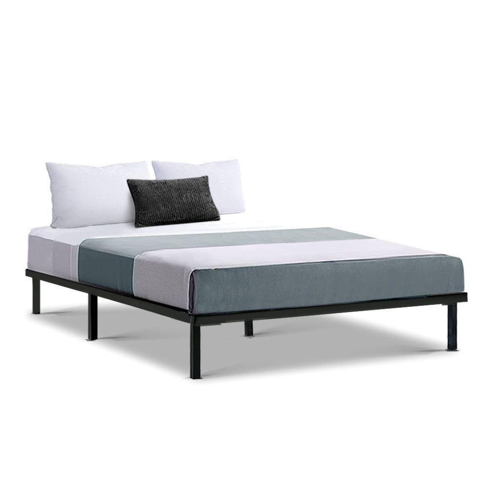 Ted Double Metal Bed Frame Black