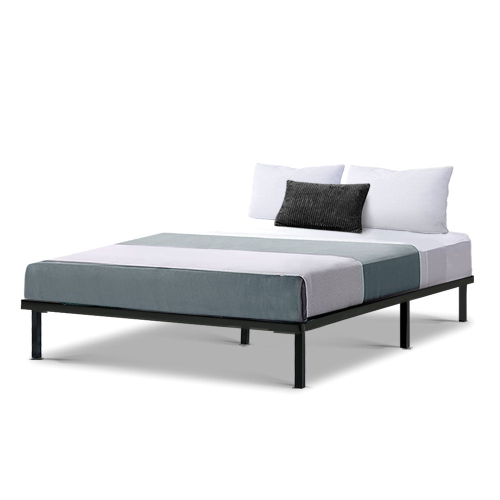 Ted Double Metal Bed Frame Black