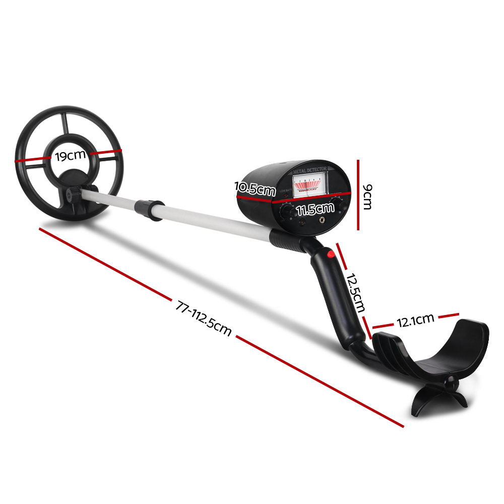Deep Sensitive Metal Detector 180mm Waterproof Treasure Hunter Black