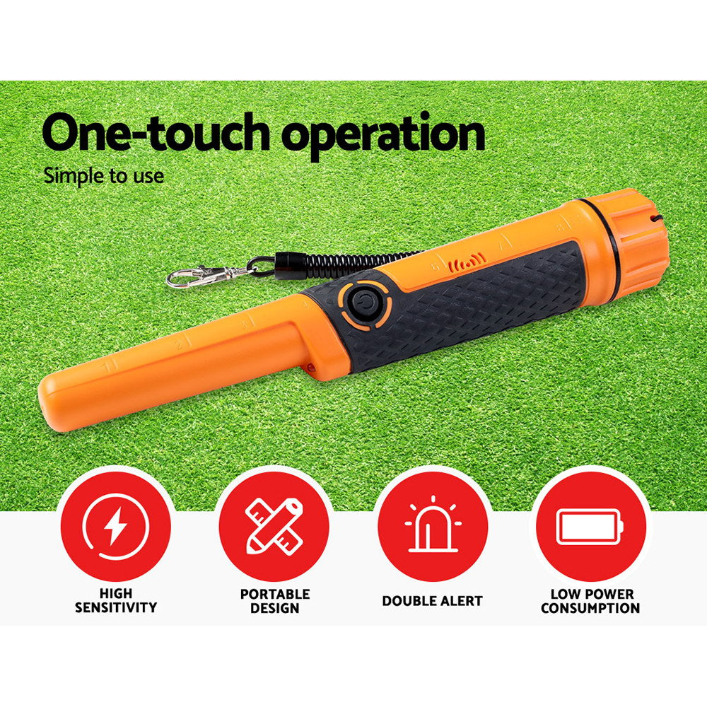 Hunter 40MM Handheld Metal Detector Waterproof Pinpointer Orange