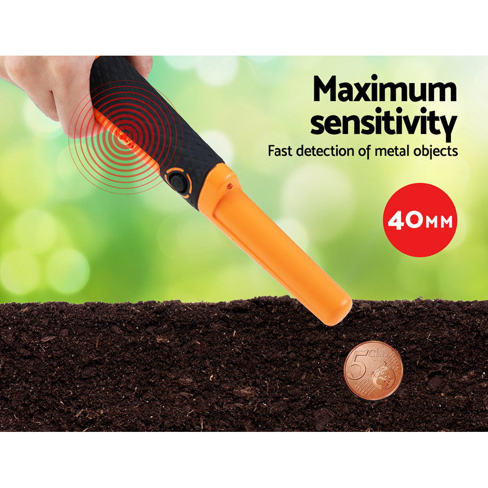 Hunter 40MM Handheld Metal Detector Waterproof Pinpointer Orange