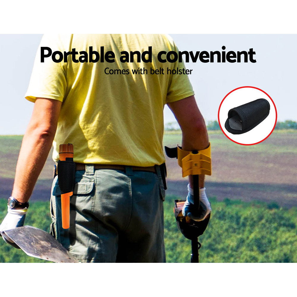 Hunter 40MM Handheld Metal Detector Waterproof Pinpointer Orange