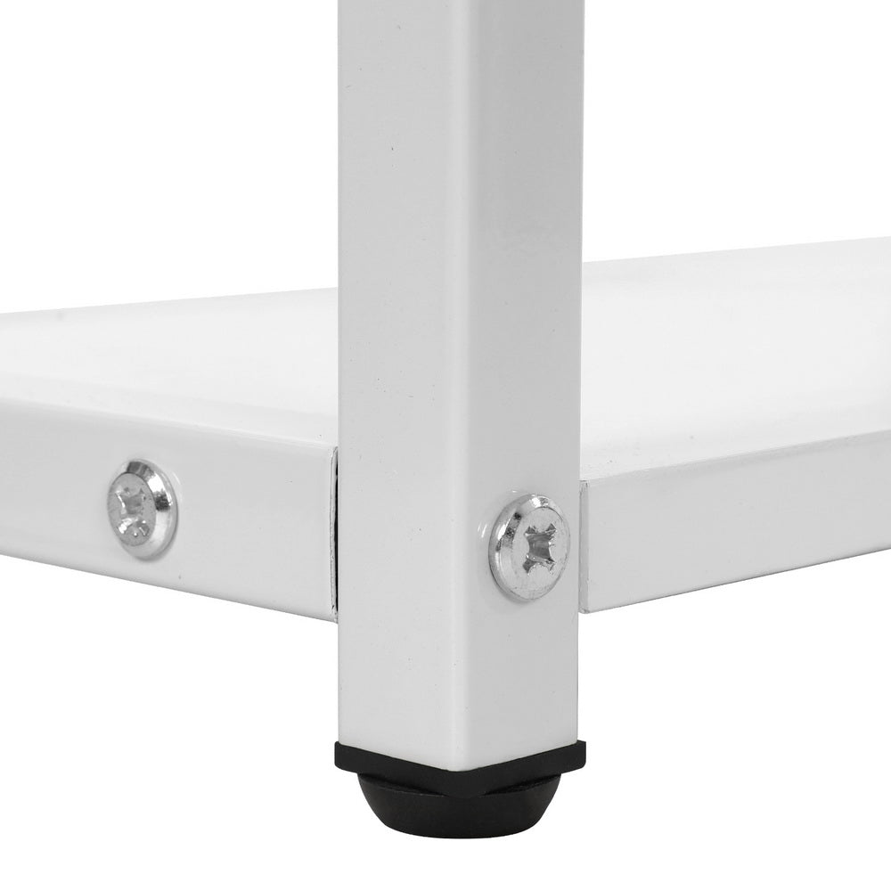 Artiss 120CM Study Desk with Drawers and Shelves White