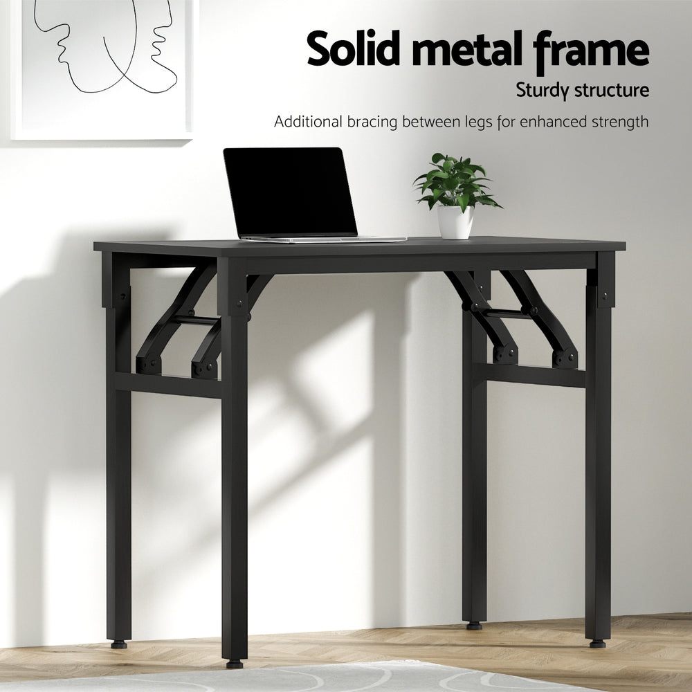 Hendon 80cm Foldable Computer Desk Black