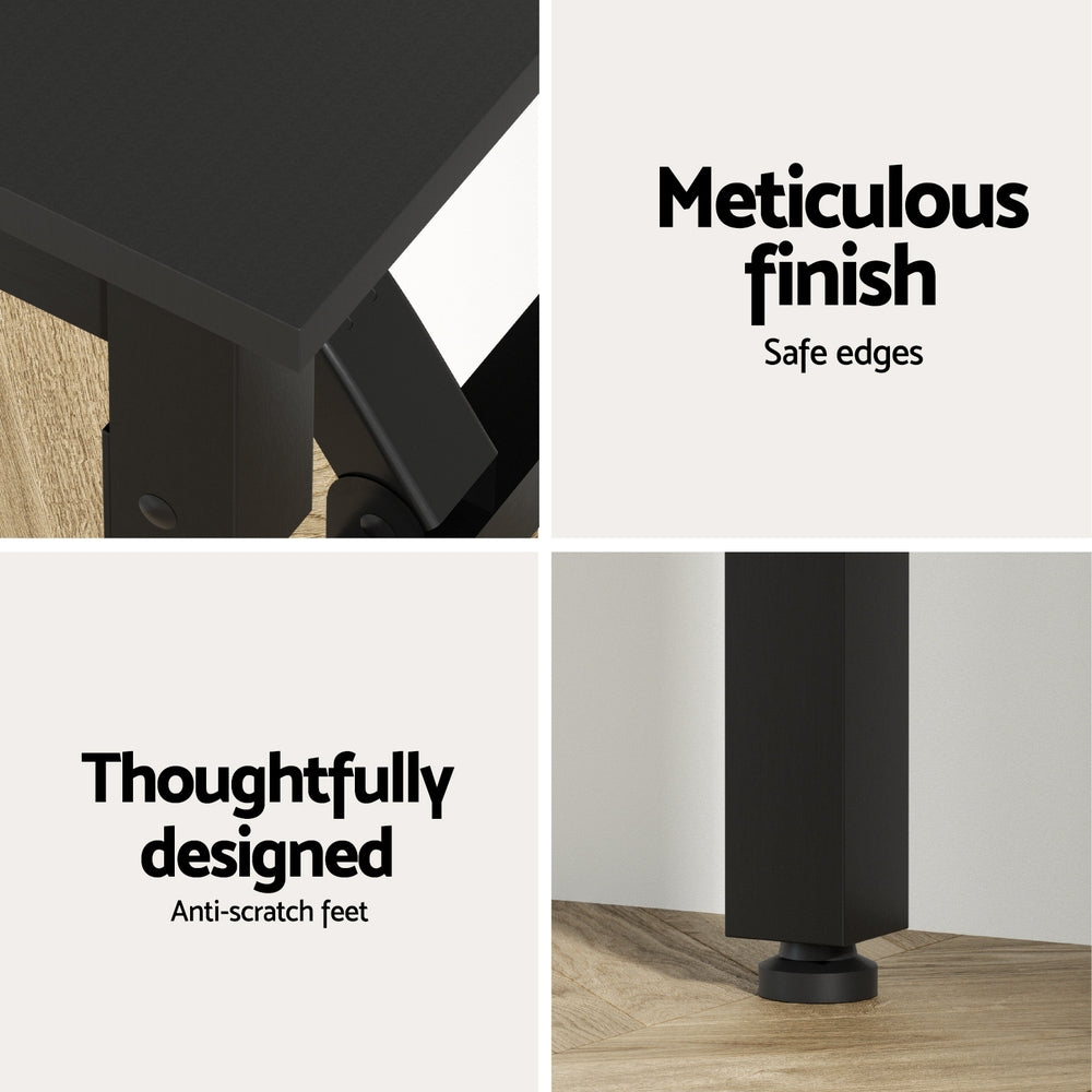 Hendon 80cm Foldable Computer Desk Black