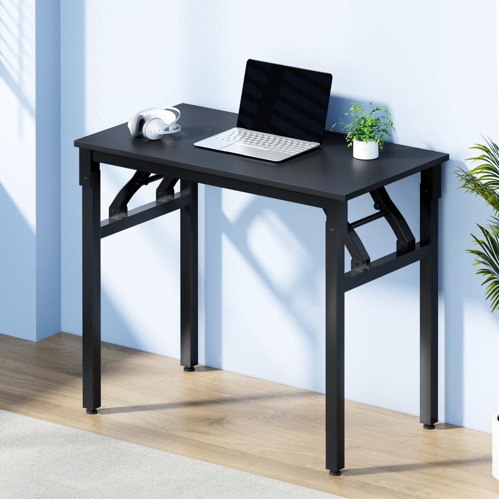 Hendon 80cm Foldable Computer Desk Black