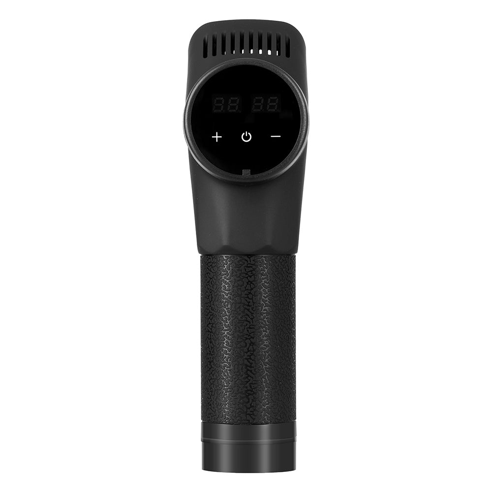 Everfit 30-Speed Massage Gun 8 Heads Rechargeable Black