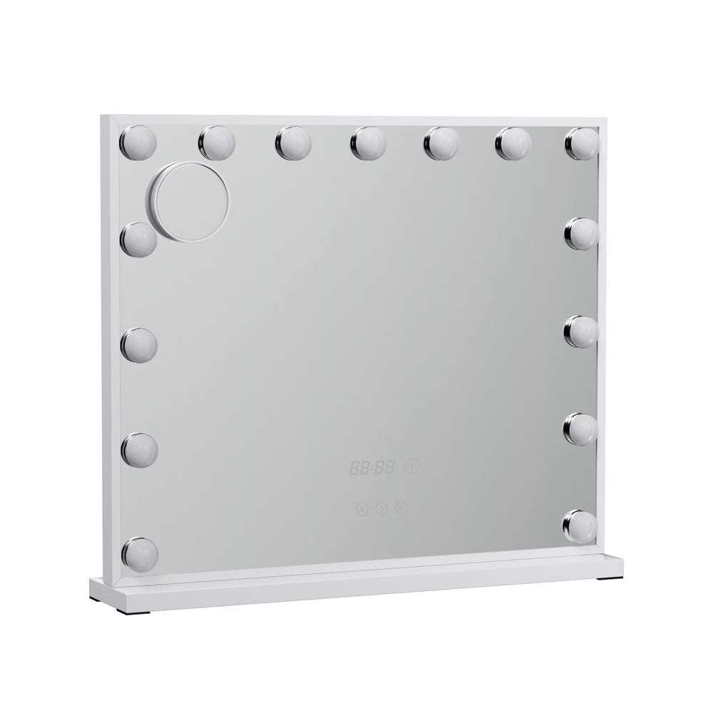 Embellir 60x52cm Hollywood Vanity Makeup Mirror LED Light Tabletop White