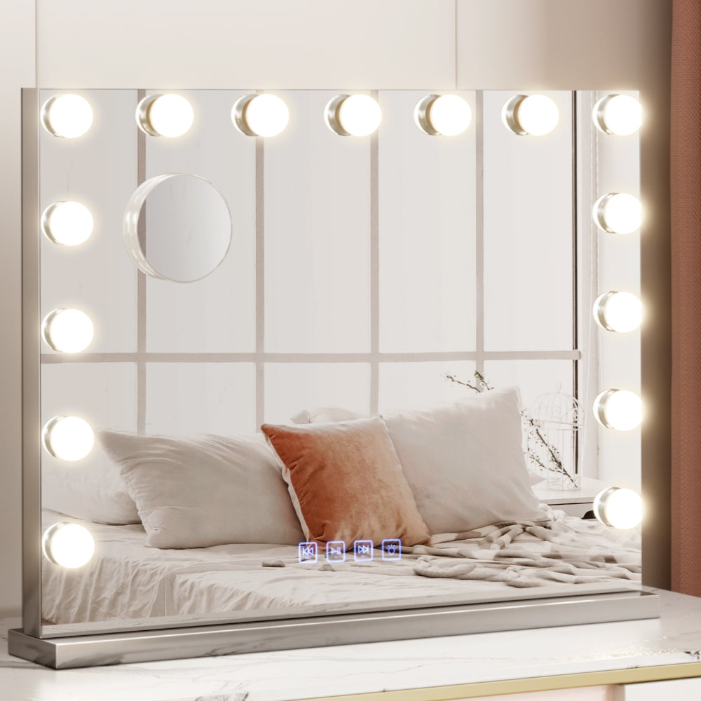 Embellir 58x46cm Hollywood Vanity Makeup Mirror LED Bluetooth