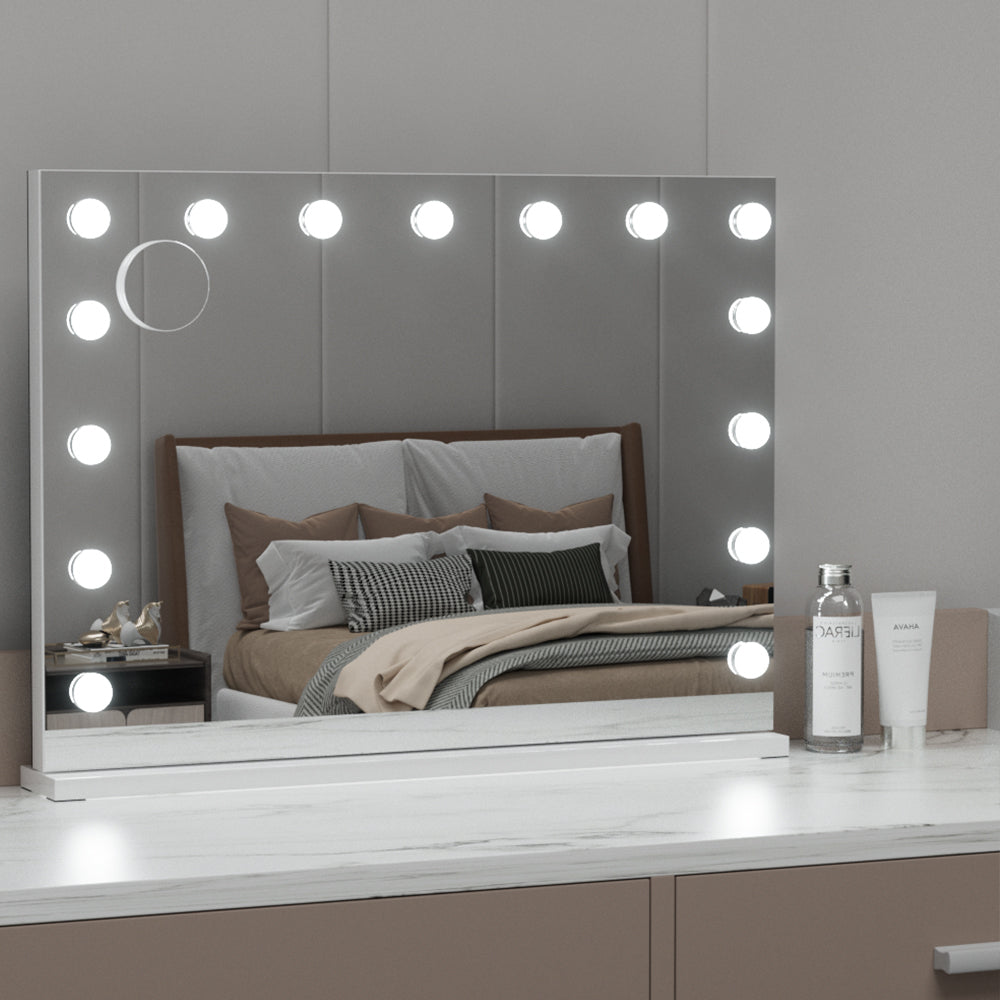 Embellir 80x58cm Hollywood Vanity Makeup Mirror LED Bluetooth