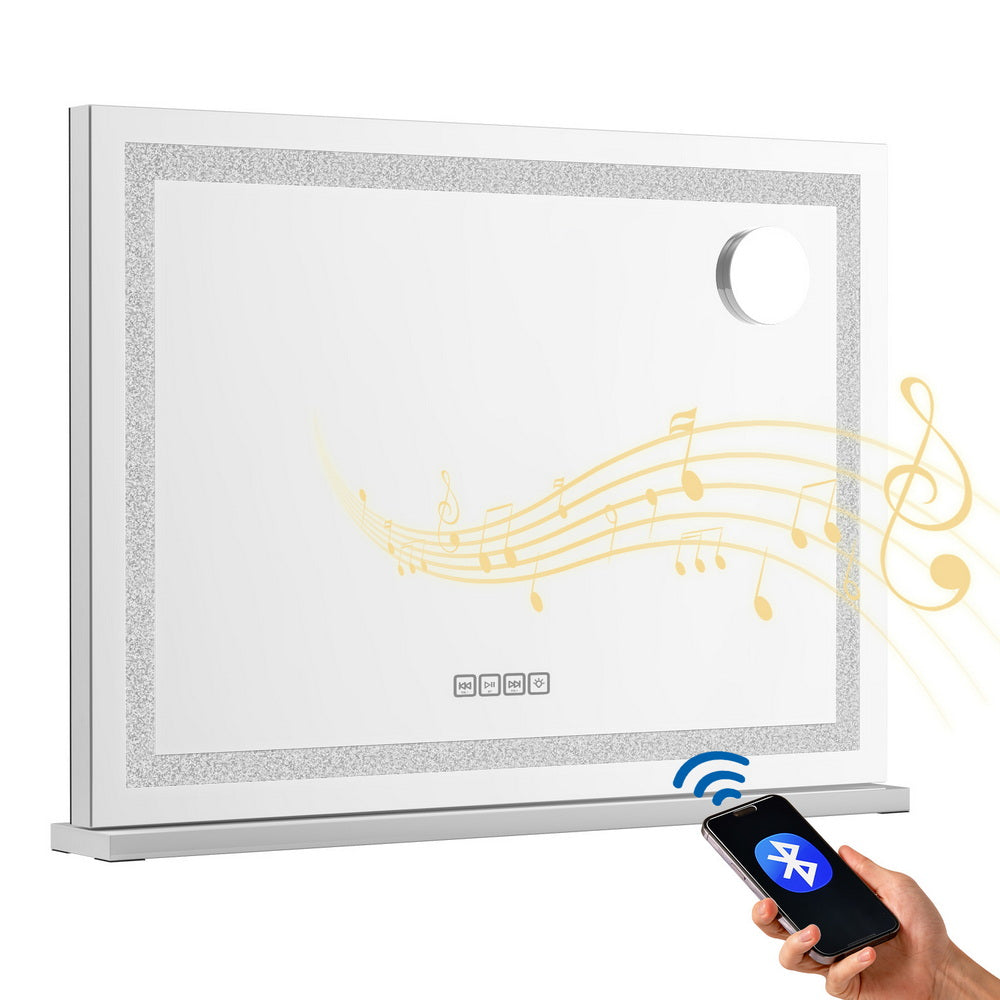 Embellir Hollywood Vanity Makeup Mirror 80x58cm with LED Light and Bluetooth