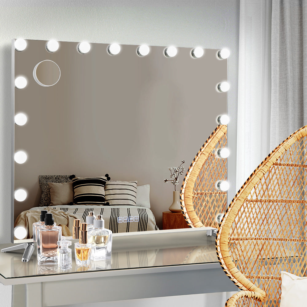 Embellir 80x65cm Hollywood Vanity Makeup Mirror LED Bluetooth