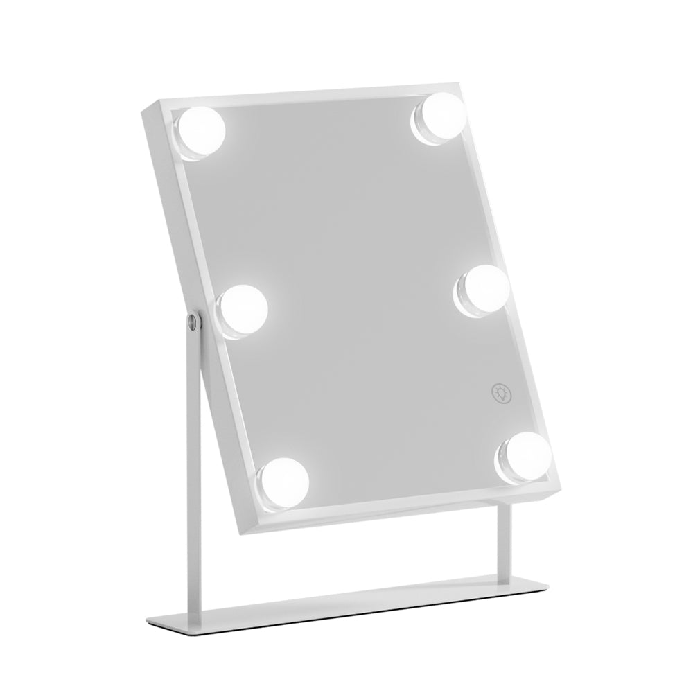 Hollywood 25x30cm Bluetooth LED Makeup Mirror 360° Swivel