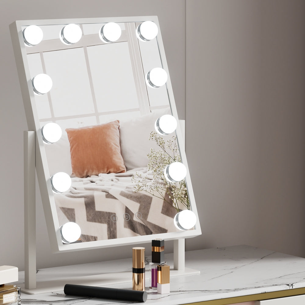 Embellir Makeup Mirror 30x41cm LED Hollywood Vanity Tabletop