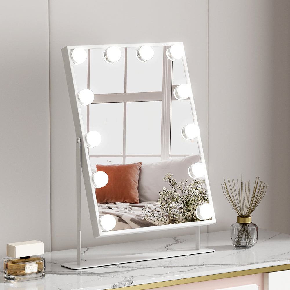 Embellir 30x40cm Hollywood Vanity Mirror LED Bluetooth White